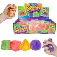 Toi-Toys Fun textuurknijpbal geometric 5cm