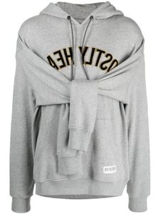 Mostly Heard Rarely Seen hoodie en coton à logo imprimé - Gris