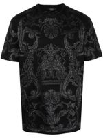 Versace t-shirt à imprimé Barocco métallisé - Noir - thumbnail