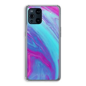 Zweverige regenboog: Oppo Find X3 Pro Transparant Hoesje