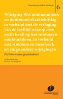 Wijziging Wet minimumloon en minimumvakantiebijslag in verband met de verlaging van de leeftijd waar