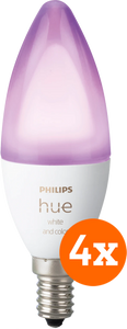 Philips Hue White and Color E14 4-Pack