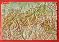 Ansichtkaart Tirol reliëfpostkaart | GeoRelief Ansichtkaart Tirol reliëfpostkaart | GeoRelief