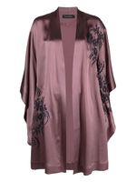 Carine Gilson veste d'inspiration kimono Calais-Caudry en dentelle - Violet