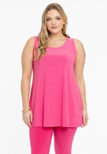Yoek Top flare | Roze | Maat 50/52