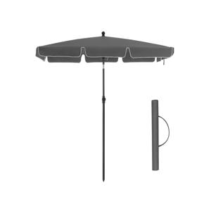 Opvouwbare parasol voor balkon, Grijs / 200 X 125 cm