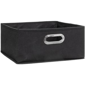 Opbergmand/kastmand - donkergrijs - linnen - 14 liter - 31 x 31 x 15 cm - Opbergbox - Vakkenkast