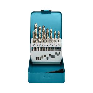Makita D-54025 Metaalborenset HSS-G 1-10mm in Cassette - 19-delig