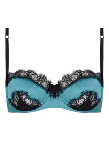 Kiki de Montparnasse soutien-gorge à empiècements en dentelle - Bleu