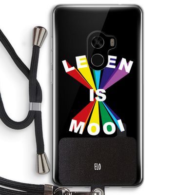 Het Leven Is Mooi: Xiaomi Mi Mix 2 Transparant Hoesje met koord
