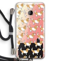 Doggy: HTC U Play Transparant Hoesje met koord