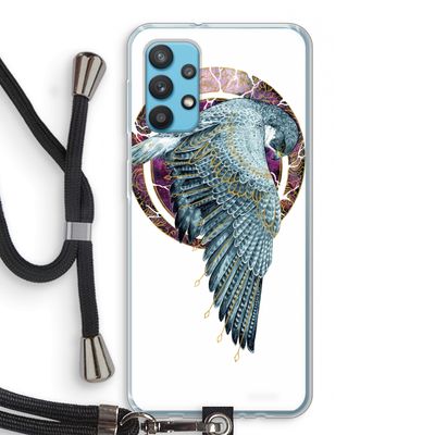 Golden Falcon: Samsung Galaxy A32 4G Transparant Hoesje met koord