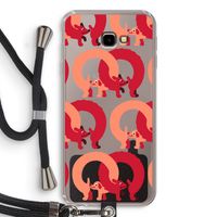 Dogs: Samsung Galaxy J4 Plus Transparant Hoesje met koord