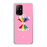 Het Leven Is Mooi: Oppo A94 5G Transparant Hoesje