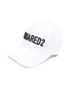 DSQUARED2 KIDS casquette à logo brodé - Blanc