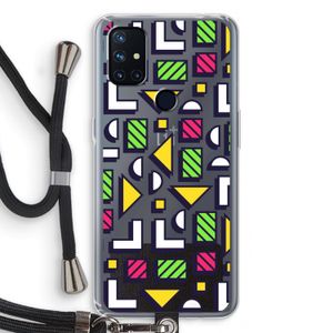 8-bit N°4: OnePlus Nord N10 5G Transparant Hoesje met koord