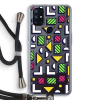 8-bit N°4: OnePlus Nord N10 5G Transparant Hoesje met koord