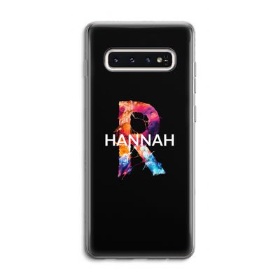 Abstract Spectrum: Samsung Galaxy S10 4G Transparant Hoesje