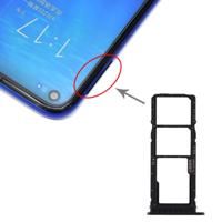 SIM-kaart lade + SIM-kaart lade + micro SD-kaart lade voor Huawei Honor Play 3 (zwart)