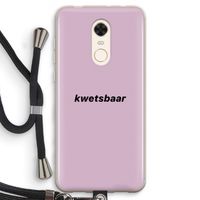 kwetsbaar: Xiaomi Redmi 5 Transparant Hoesje met koord