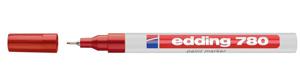 Edding Lakmarker | rood | streepbreedte 0,8 mm ronde punt | 10 stuks - 4-780002 4-780002