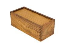 28 cm Sheesham schaakstukkenkast met schuifdeksel