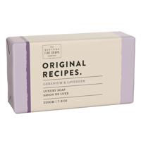 Scottish Fine Soaps Luxury Soap Bars Original Recipes - Geranium & Luxury Soap 220gr Scottish Fine Soaps Luxury Soap Bars Original Recipes - Geranium & Luxury Soap 220gr
