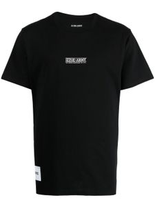 izzue t-shirt en coton à logo imprimé - Noir