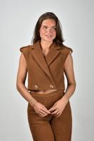 Sage & Ivy gilet Paris brown