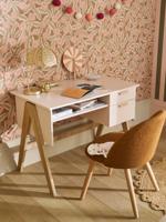 Retro Vintage bureau voor kinderen roze (poederkleur)