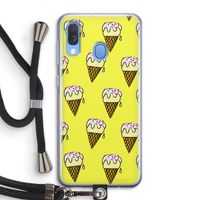Isjes: Samsung Galaxy A40 Transparant Hoesje met koord Isjes: Samsung Galaxy A40 Transparant Hoesje met koord