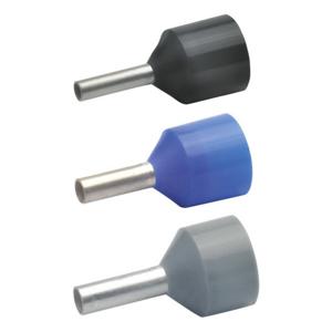 Klauke 43210 Adereindhulzen 1.5 mm² Deels geïsoleerd Zwart 100 stuk(s)