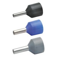 Klauke 43210 Adereindhulzen 1.5 mm² Deels geïsoleerd Zwart 100 stuk(s)