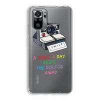 Smile: Xiaomi Redmi Note 10S Transparant Hoesje