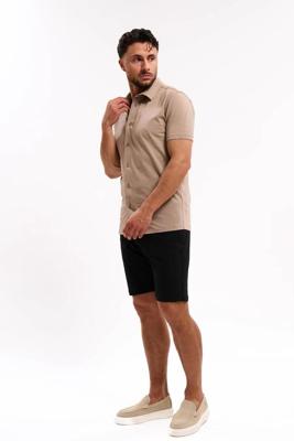 Malelions Short Sleeve Shirt Mm1-hs25-51 Overhemd 336 Taupe