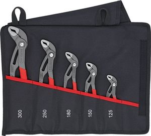 Knipex Tangen-set | inhoud 5-delig | grijs gefosfateerd | kartonnen doos | 1 stuk - 00 19 55 S5 - 00 19 55 S5