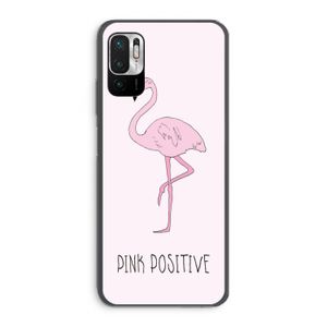 Pink positive: Xiaomi Redmi Note 10 5G Transparant Hoesje