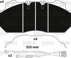 Valeo Remblokset 882217