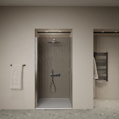 Nisdeur | BWS | Marip | 6 mm | 80x190 cm | Mat Chroom Boss & Wessing