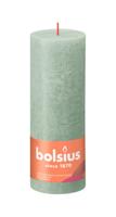 Rustiek stompkaars shine 190/68 jade green - Bolsius Rustiek stompkaars shine 190/68 jade green - Bolsius