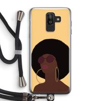 Golden hour: Samsung Galaxy J8 (2018) Transparant Hoesje met koord