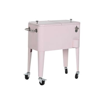 Koelbox Home ESPRIT Roze Staal Polypropyleen 74 x 43 x 80 cm