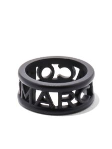 Marc Jacobs bague The Monogram - Noir