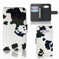 Samsung Galaxy Core Prime Telefoonhoesje met Pasjes Koeienvlekken - thumbnail