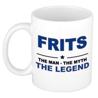 Frits The man, The myth the legend cadeau koffie mok / thee beker 300 ml - thumbnail