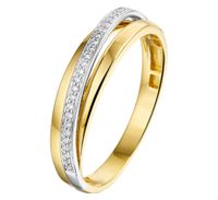 TFT Ring Diamant 0.08ct H SI Bicolor Goud