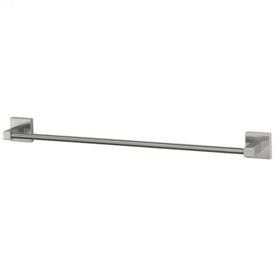 Enkele handdoekhouder Haceka Mezzo | Wandmontage | 61 cm | RVS | Rond | Geborsteld rvs look