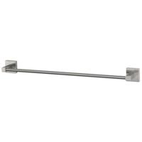 Enkele handdoekhouder Haceka Mezzo | Wandmontage | 61 cm | RVS | Rond | Geborsteld rvs look