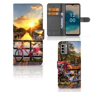 Nokia G22 Flip Cover Amsterdamse Grachten