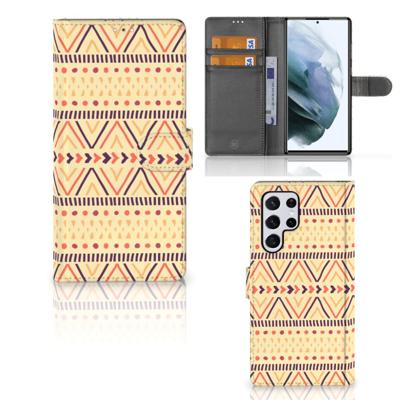 Samsung Galaxy S22 Ultra | Telefoon Hoesje | Aztec Yellow